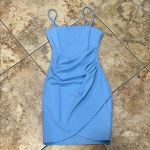 Windsor Strapless Blue Dress